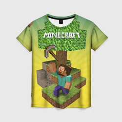 Футболка женская Minecraft Tree, цвет: 3D-принт