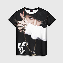 Футболка женская BTS: Hood by air, цвет: 3D-принт