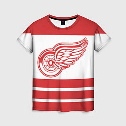 Футболка женская Detroit Red Wings, цвет: 3D-принт