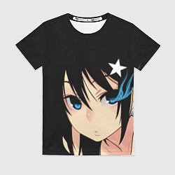 Женская футболка Black Rock Shooter - глаза Мато Курои