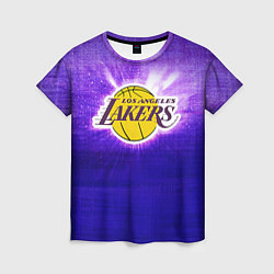 Футболка женская Los Angeles Lakers, цвет: 3D-принт