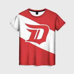 Футболка женская Detroit Red Wings D, цвет: 3D-принт