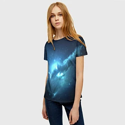 Футболка женская Atlantis Nebula, цвет: 3D-принт — фото 2