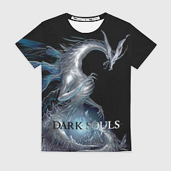 Футболка женская Dark souls Sith dragon, цвет: 3D-принт