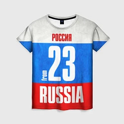 Футболка женская Russia: from 23, цвет: 3D-принт