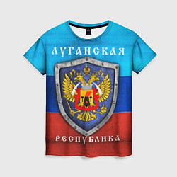 Женская футболка Луганская республика