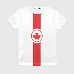 Футболка женская Канада, цвет: 3D-принт