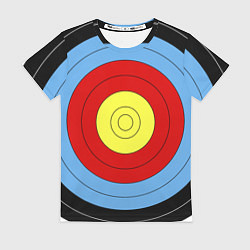 Женская футболка Мишень для лука