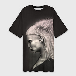 Женская длинная футболка Die Antwoord GIrl