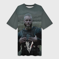 Женская длинная футболка Vikings: Ragnarr Lodbrok