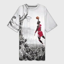 Женская длинная футболка Michael Jordan NBA