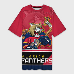 Женская длинная футболка Florida Panthers