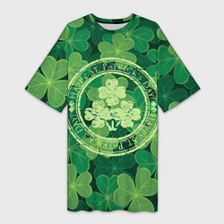 Женская длинная футболка Ireland, Happy St. Patricks Day