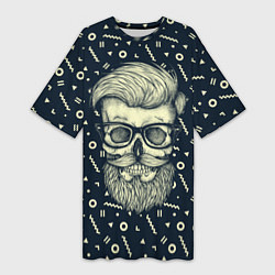 Женская длинная футболка Hipster is Dead