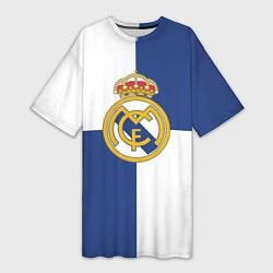 Женская длинная футболка Real Madrid: Blue style