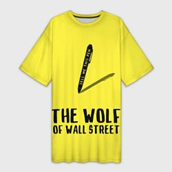 Женская длинная футболка The Wolf of Wall Street