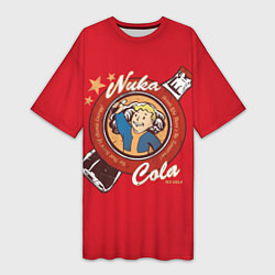 Женская длинная футболка Fallout: Nuka Cola