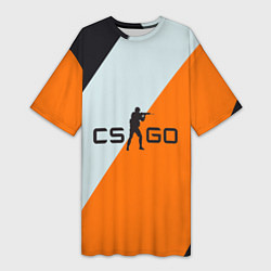 Женская длинная футболка CS:GO Asiimov Lines