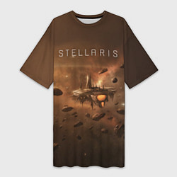 Женская длинная футболка Stellaris