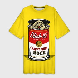 Женская длинная футболка Blink-182: Crappy punk rock