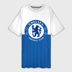 Женская длинная футболка Chelsea FC: Duo Color