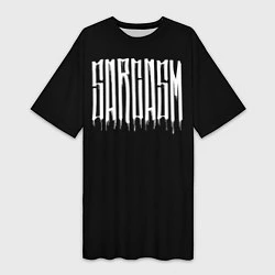 Женская длинная футболка Sarcasm