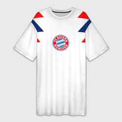 Футболка женская длинная Bayern Munchen - FC Bayern 2022, цвет: 3D-принт