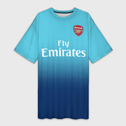 Женская длинная футболка Arsenal FC: Ozil Blue Away 17/18