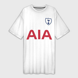 Футболка женская длинная Tottenham FC: Kein Home 17/18, цвет: 3D-принт