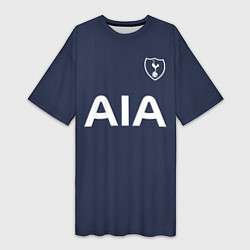 Футболка женская длинная Tottenham FC: Kein Away 17/18, цвет: 3D-принт