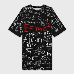 Женская длинная футболка E=mc2