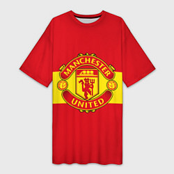 Женская длинная футболка FC Man United: Red Style