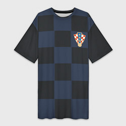 Женская длинная футболка Сборная Хорватии: Гостевая ЧМ-2018