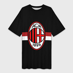 Женская длинная футболка AC Milan 1899