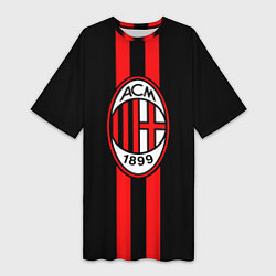 Женская длинная футболка AC Milan 1899