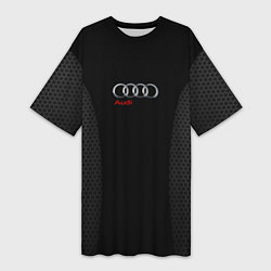 Женская длинная футболка Audi Carbon