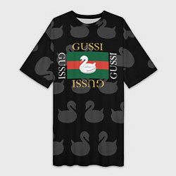 Женская длинная футболка GUSSI: Little Style