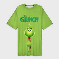 Женская длинная футболка The Grinch