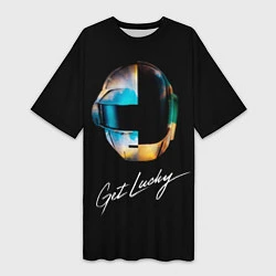 Женская длинная футболка Daft Punk: Get Lucky