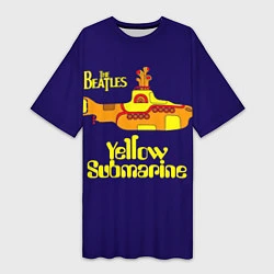 Женская длинная футболка The Beatles: Yellow Submarine