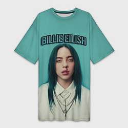 Женская длинная футболка BILLIE EILISH