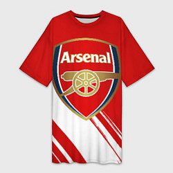 Женская длинная футболка Arsenal