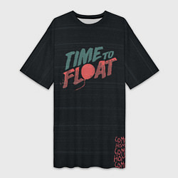 Женская длинная футболка Time to float