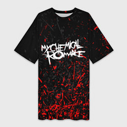 Женская длинная футболка My Chemical Romance