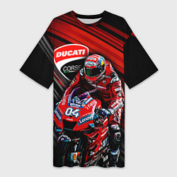 Женская длинная футболка Andrea Dovizioso