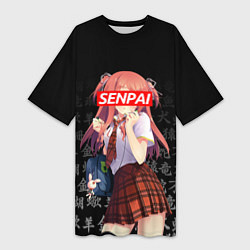 Женская длинная футболка SENPAI ANIME