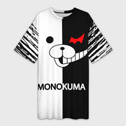 Женская длинная футболка MONOKUMA