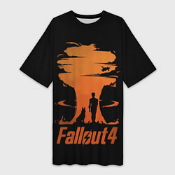 Женская длинная футболка Fallout 4