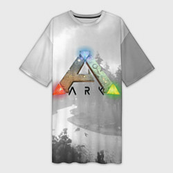 Женская длинная футболка Ark Survival Evolved