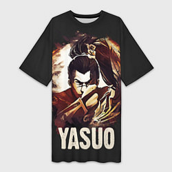 Женская длинная футболка Yasuo